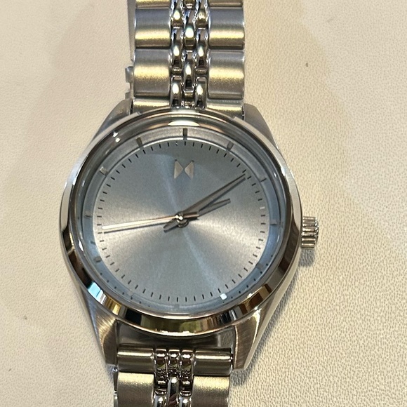 MVMT Accessories - MVMT Rise Watch With 30mm SkyBlue Face With Silver Bracelet